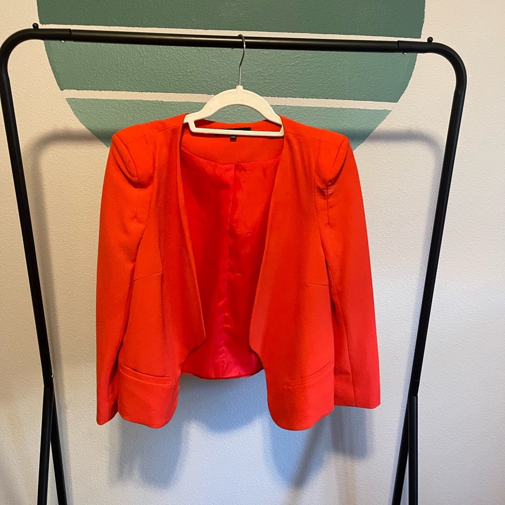 Red Jacket Blazer Jacket Size S